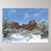 Winter op Arches Poster (Voorkant)