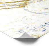 Winter op Boulevard de Clichy, Frankrijk Poster (Hoek)