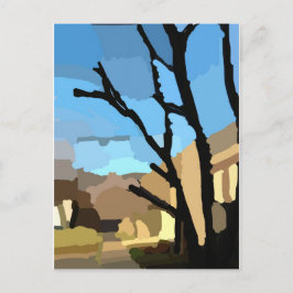 Winter op Cherry Tree Street Briefkaart