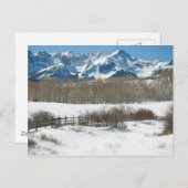 Winter op Dallas-kloof Briefkaart (Voorkant / Achterkant)