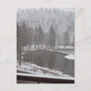 Winter op de Herfsten van de Groene Berg, Colorado Briefkaart