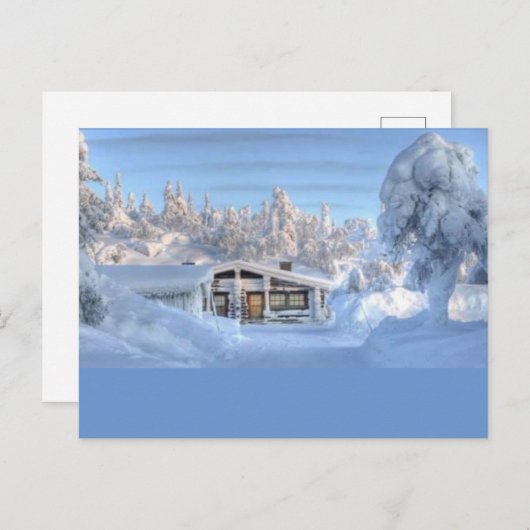 Winter op de Noordpool Briefkaart (Voorkant / Achterkant)