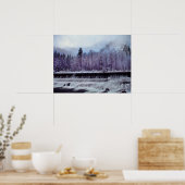 Winter op de Wenatchee Poster (Keuken)