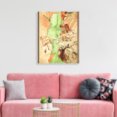 Winter op een groene cape door Alphonse Mucha Canvas Afdruk (Insitu (Woonkamer))