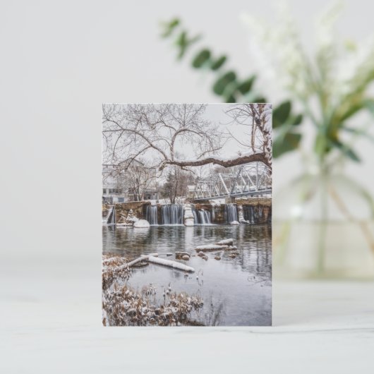 Winter op Finley-Briefkaart Briefkaart (Staand voorkant)