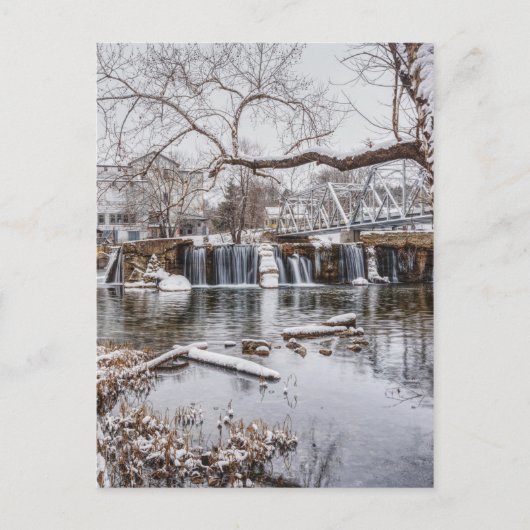 Winter op Finley-Briefkaart Briefkaart (Voorkant)