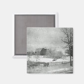 Winter op het Boerderij Magneet (Voorkant / Achterkant)
