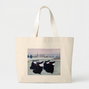 Winter op het Convent Grote Tote Bag