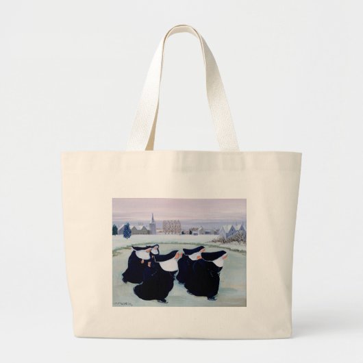 Winter op het Convent Grote Tote Bag (Voorkant)