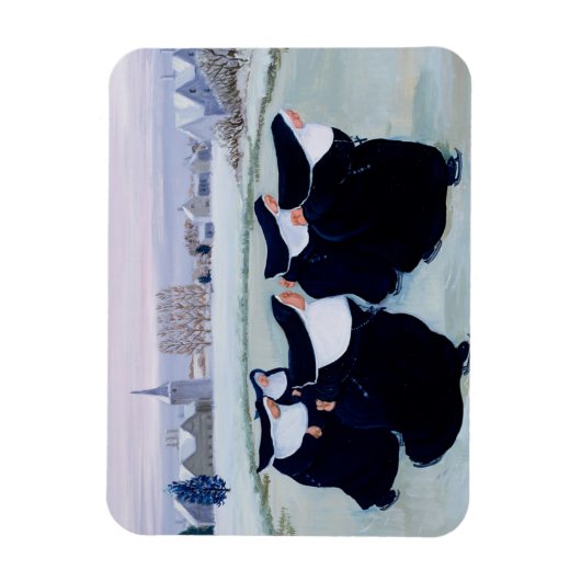 Winter op het Convent Magneet (Verticaal)