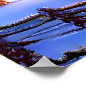 Winter op het dorp Gingerbrood | AI Art Poster (Hoek)