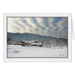 Winter op het Ierse Boerderij