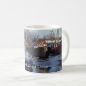 Winter op het kanaal van de Grote Unie Koffiemok (Voorkant rechts)