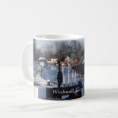 Winter op het kanaal van de Grote Unie Koffiemok (Voorkant links)
