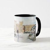Winter op het kasteel van Windsor Mok (Voorkant rechts)