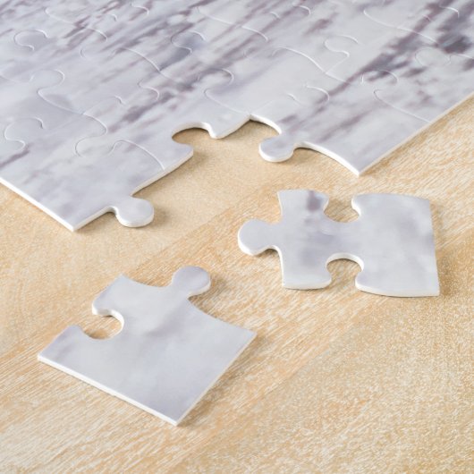 Winter op het meer van Superior's Shore Legpuzzel (Zijkant)