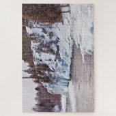 Winter op het meer van Superior's Shore Legpuzzel (Verticaal)