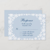 Winter op Icy Blue RSVP (Voorkant / Achterkant)
