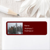 Winter op kasteel Neuschwanstein Etiket (Insitu)