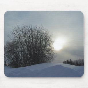 Winter op Maine Muismat