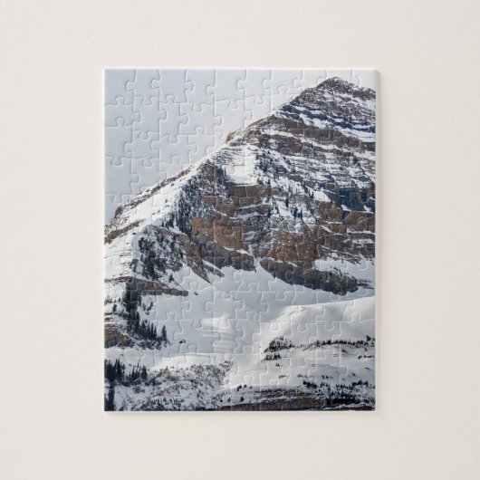 Winter op Mt Timpanogos - Sundance - Utah Legpuzzel (Verticaal)