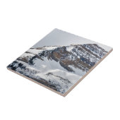 Winter op Mt Timpanogos - Sundance - Utah Tegeltje (Zijkant)