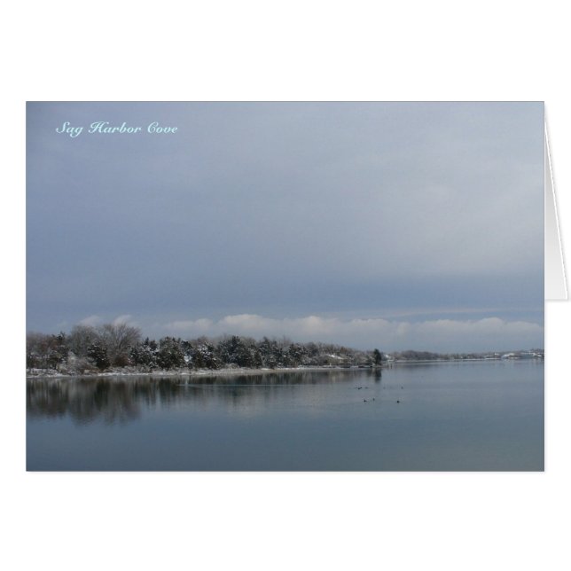 Winter op Sag Harbour Cove (Voorkant Horizontaal)