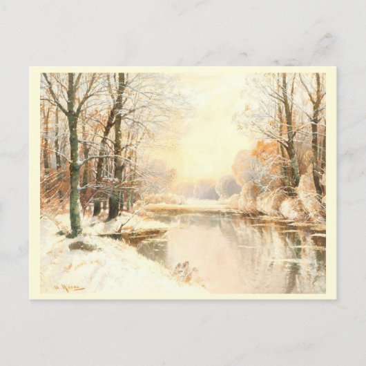 Winter op Spreewald Feestdagenkaart (Voorkant)