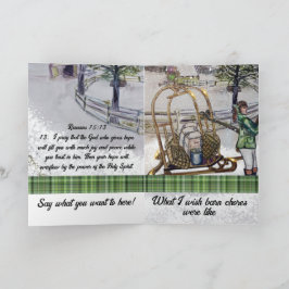 Winter op Thistlebrook boerderijen Kaart