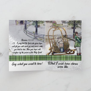 Winter op Thistlebrook boerderijen Kaart