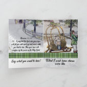 Winter op Thistlebrook boerderijen Kaart (Binnen)