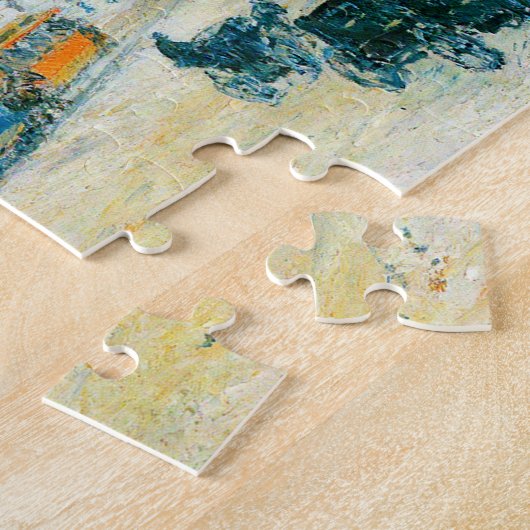 Winter op Unieplein door Frederick Childe Hassam Legpuzzel (Zijkant)