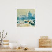 Winter op Unieplein door Frederick Childe Hassam Poster (Keuken)