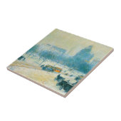 Winter op Unieplein door Frederick Childe Hassam Tegeltje (Zijkant)