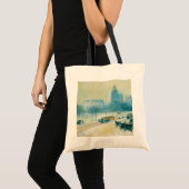 Winter op Unieplein door Frederick Childe Hassam Tote Bag (Voorkant (product))