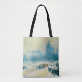 Winter op Unieplein door Frederick Childe Hassam Tote Bag (Voorkant)