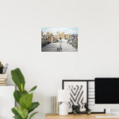 Winter op Windsor Castle door Farida Greenfield Poster (Thuiskantoor)