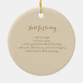 Winter op Windsor Castle Landscape Painting Keramisch Ornament (Achterkant)