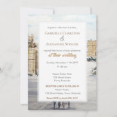 Winter op Windsor Castle Wedding Kaart (Voorkant)