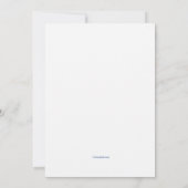 Winter Openstaande uitnodiging (Achterkant)