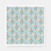 Winter Ornament Christmas Napkins Servet (Voorkant)