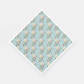 Winter Ornament Christmas Napkins Servet (Hoek)