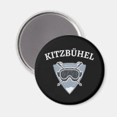 Winter Österreich Ski Tirol Kitzbühel Urlaub Magneet (Voorkant / Achterkant)