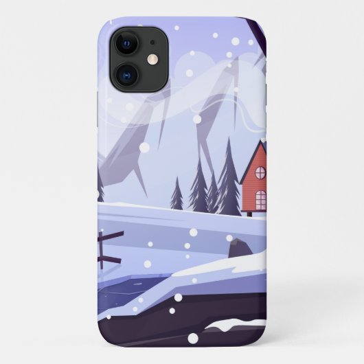 Winter Outdoor landschap Case-Mate iPhone Case (Achterkant)