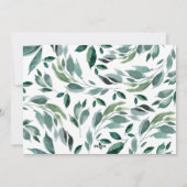 Winter Overvloed | Vakantie Fotokaart Feestdagenkaart (Achterkant)