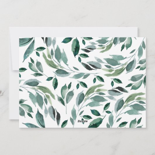 Winter Overvloed | Vakantie Fotokaart Feestdagenkaart (Achterkant)