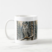 Winter Owl Coffee Mok (Links)