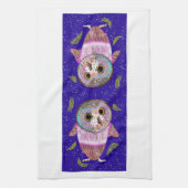 Winter Owl Kitchen Towel Theedoek (Verticaal)
