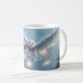 “Winter Owl Magic” Christmas Owl  Koffiemok (Voorkant rechts)