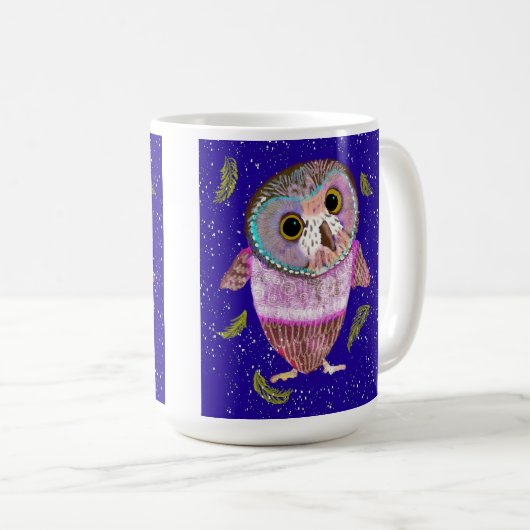 Winter Owl Mok (Voorkant rechts)